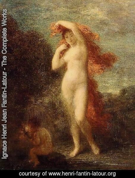 Ignace Henri Jean Fantin-Latour - Venus and Cupid