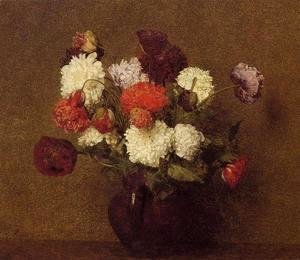 Ignace Henri Jean Fantin-Latour - Flowers: Poppies