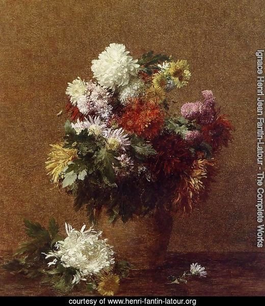 Large Bouquet of Chrysanthemums