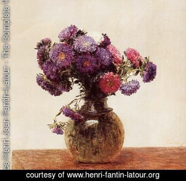 Ignace Henri Jean Fantin-Latour - Queens Daisies