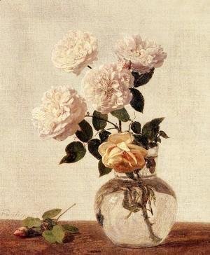 Ignace Henri Jean Fantin-Latour - Roses III