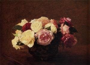 Ignace Henri Jean Fantin-Latour - Roses IX
