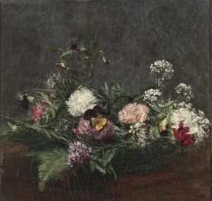 Ignace Henri Jean Fantin-Latour - Flowers I 2