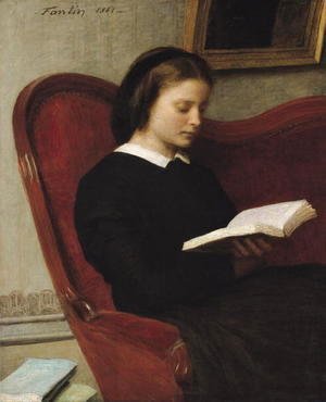Ignace Henri Jean Fantin-Latour - The Reader 1861