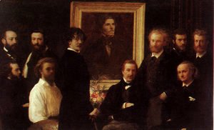 Ignace Henri Jean Fantin-Latour - Homage to Delacroix 1864