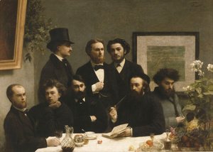 Ignace Henri Jean Fantin-Latour - The Corner of the Table 1872