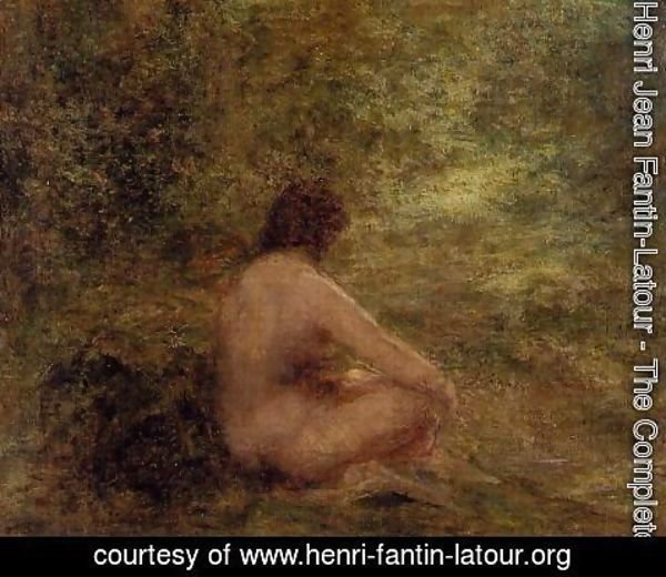 Ignace Henri Jean Fantin-Latour - The Bather