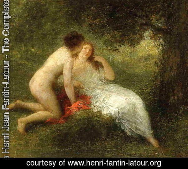 Ignace Henri Jean Fantin-Latour - Bathers (or The Secret)