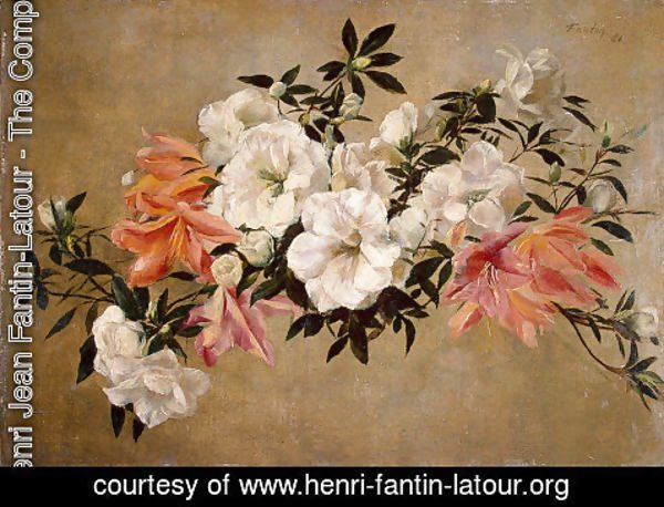 Ignace Henri Jean Fantin-Latour - Petunias