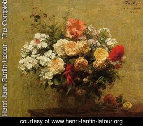 Ignace Henri Jean Fantin-Latour - Summer Flowers