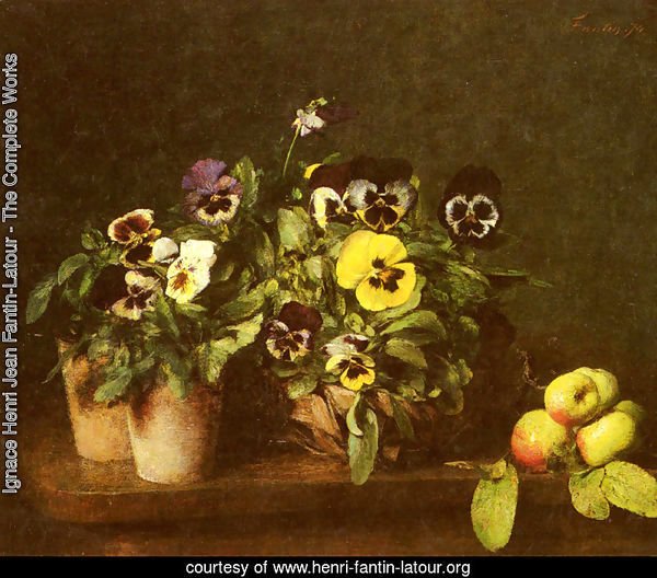 Still Life with Pansies