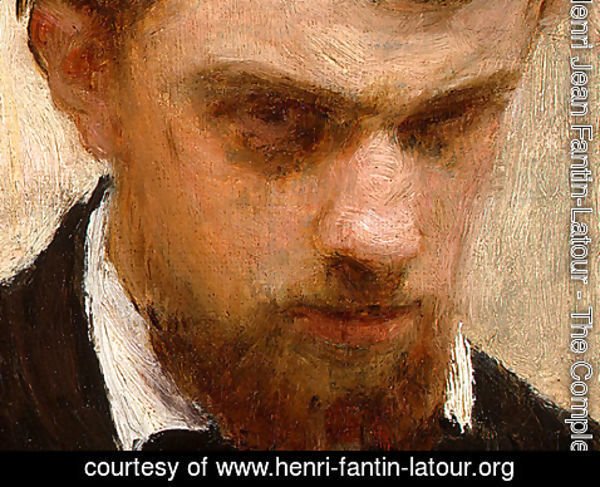 Ignace Henri Jean Fantin-Latour - Self-Portrait [detail: 3]