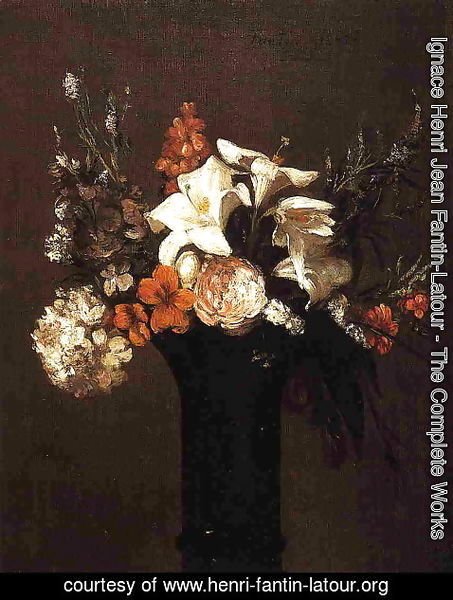 Ignace Henri Jean Fantin-Latour - Flowers I
