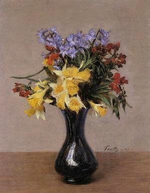 Ignace Henri Jean Fantin-Latour - Spring Flowers