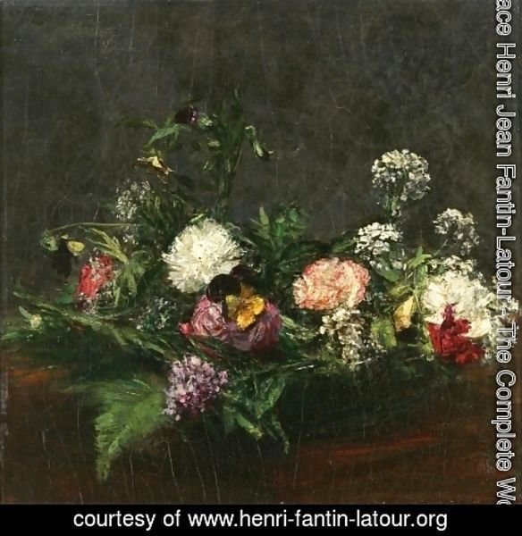 Ignace Henri Jean Fantin-Latour - Flowers V