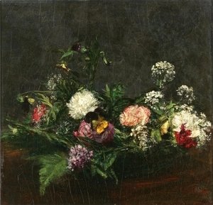 Ignace Henri Jean Fantin-Latour - Flowers V