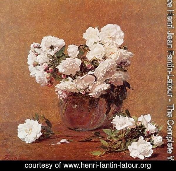 Ignace Henri Jean Fantin-Latour - Roses II