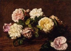 Ignace Henri Jean Fantin-Latour - Flowers: Roses I
