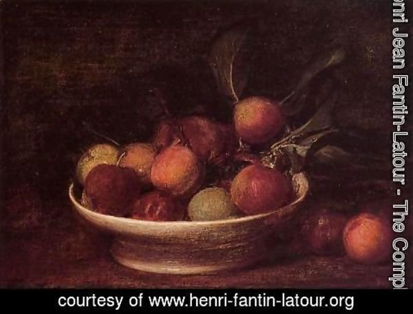 Ignace Henri Jean Fantin-Latour - Plums and Peaches