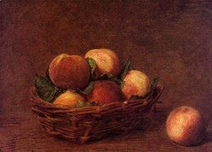 Ignace Henri Jean Fantin-Latour - Still Life with Peaches