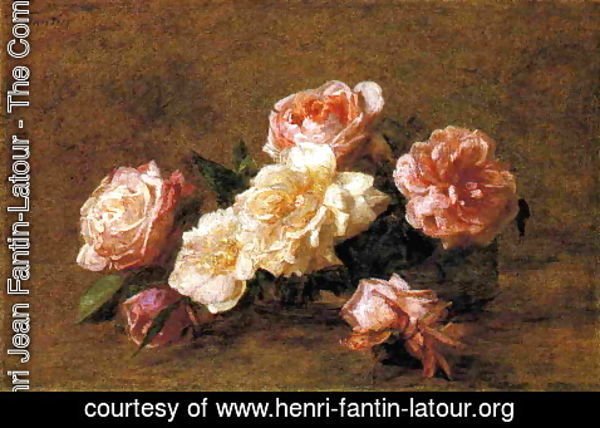 Ignace Henri Jean Fantin-Latour - Roses XIV