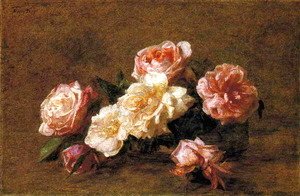 Ignace Henri Jean Fantin-Latour - Roses XIV