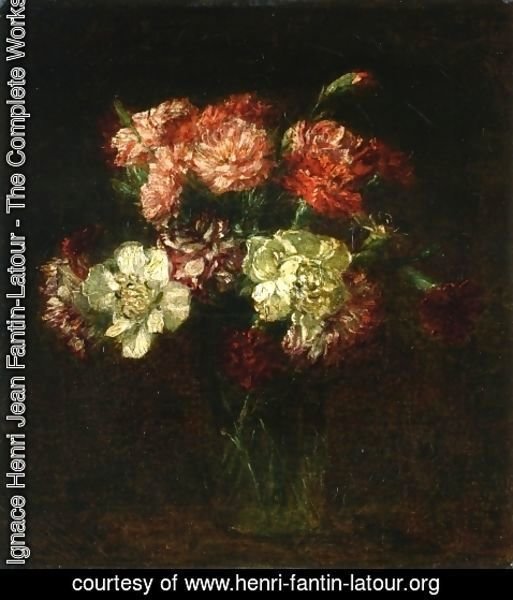 Ignace Henri Jean Fantin-Latour - Carnations I
