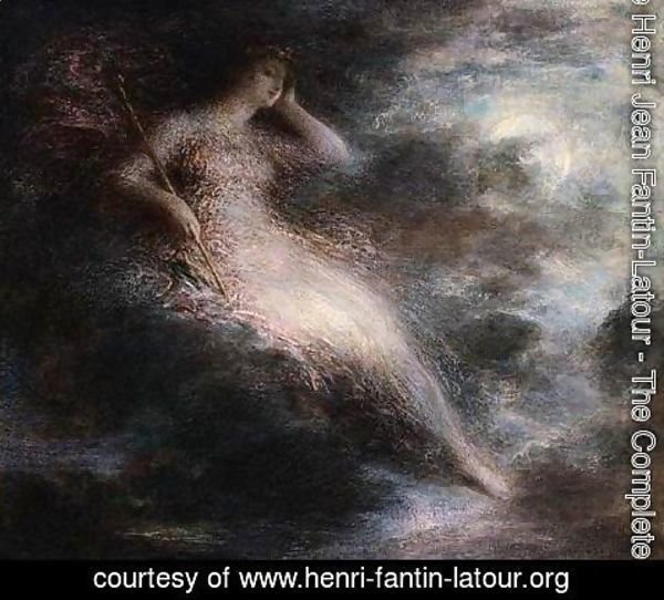 Ignace Henri Jean Fantin-Latour - Queen of the Night