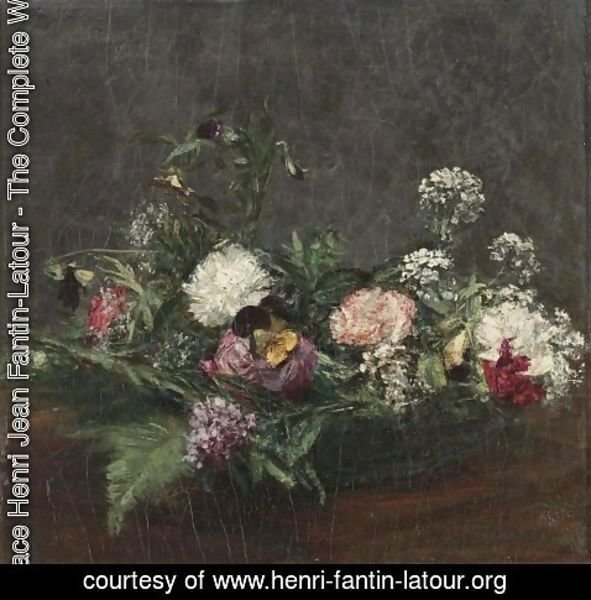 Ignace Henri Jean Fantin-Latour - Flowers I 2