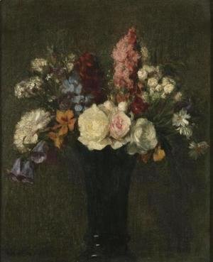 Vase de fleurs variees