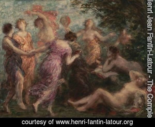 Ignace Henri Jean Fantin-Latour - The Temptation of St Anthony
