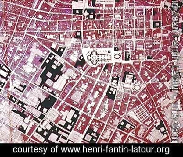 Ignace Henri Jean Fantin-Latour - Map of Florence