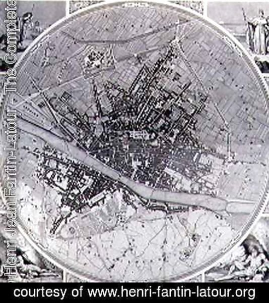 Ignace Henri Jean Fantin-Latour - Map of Florence 2