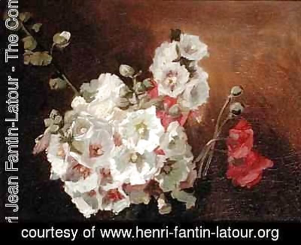 Ignace Henri Jean Fantin-Latour - Flower Study
