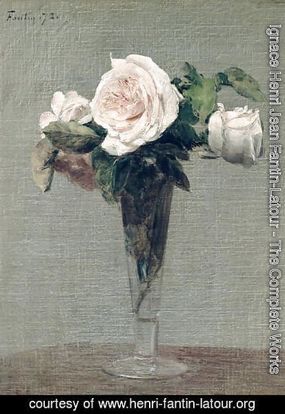 Ignace Henri Jean Fantin-Latour - Flowers 1872