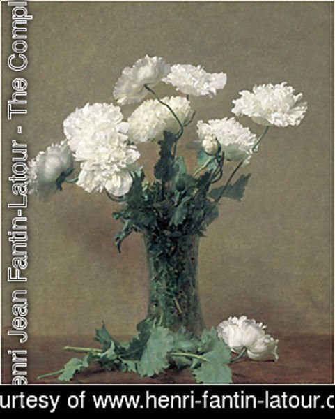 Ignace Henri Jean Fantin-Latour - Poppies 1891