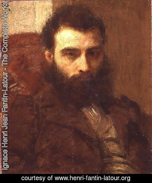 Ignace Henri Jean Fantin-Latour - Portrait of a Man