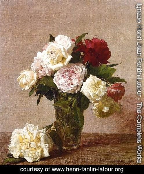 Ignace Henri Jean Fantin-Latour - Roses 1885