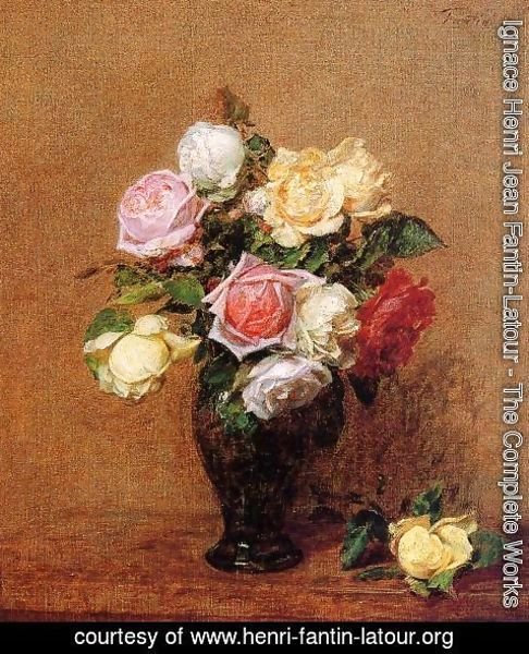 Ignace Henri Jean Fantin-Latour - Roses 1887