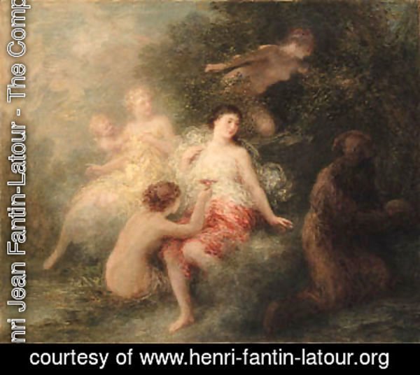 Ignace Henri Jean Fantin-Latour - The Temptation of Saint Anthony