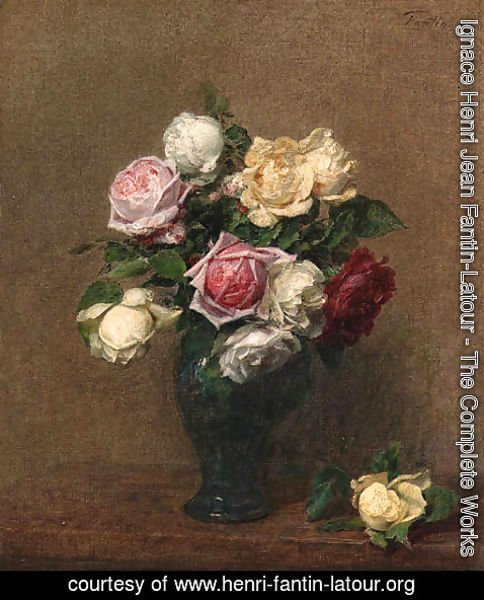 Ignace Henri Jean Fantin-Latour - Les Roses