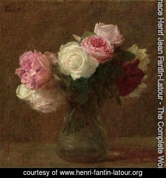Ignace Henri Jean Fantin-Latour - Roses 8