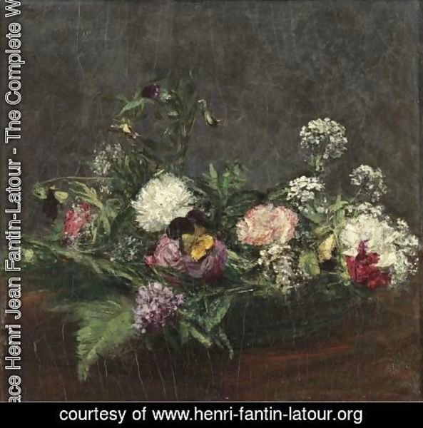 Ignace Henri Jean Fantin-Latour - Fleurs