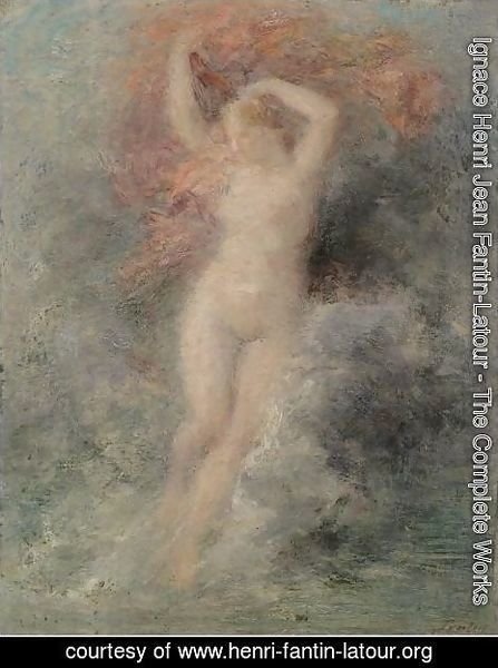 Ignace Henri Jean Fantin-Latour - Venus S'Elevant Au Dessus De La Mer