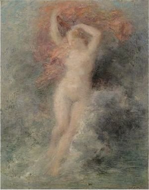 Venus S'Elevant Au Dessus De La Mer