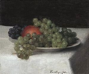 Ignace Henri Jean Fantin-Latour - Pommes Et Raisins