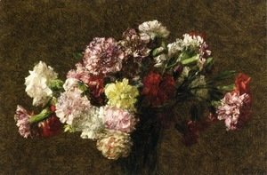 Ignace Henri Jean Fantin-Latour - Carnations 2