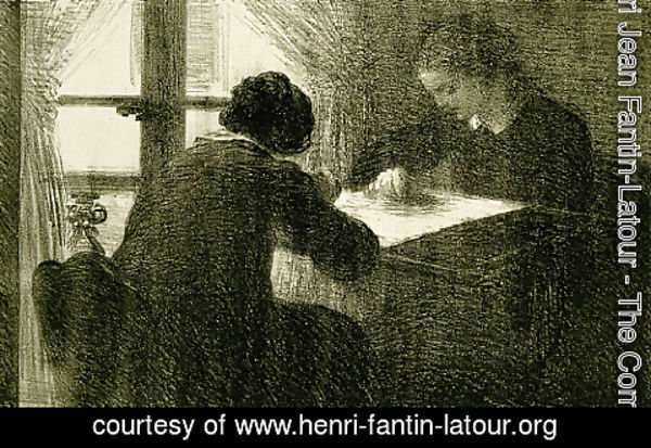 Ignace Henri Jean Fantin-Latour - The Embroiderers