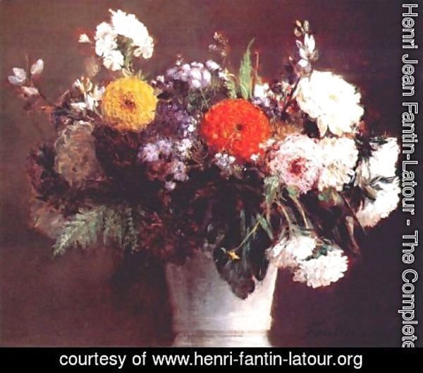 Ignace Henri Jean Fantin-Latour - Autumn Bouquet