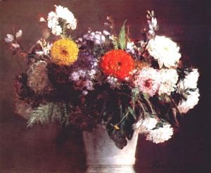 Ignace Henri Jean Fantin-Latour - Autumn Bouquet